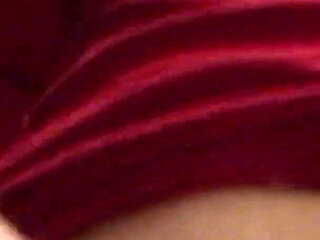 Shy Teen in Red Dress Love to Swallow Every Drop of Cum!!!