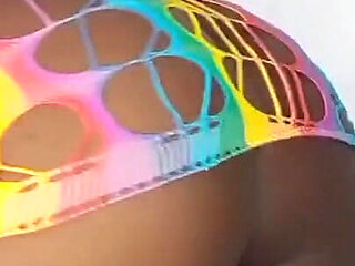 Ebony Stepdaughter Twerking and Gets Fuck Hard