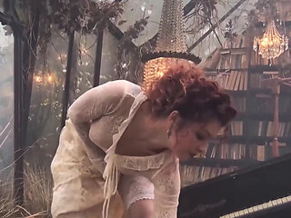 A Beautiful Nymph in a Secret Garden