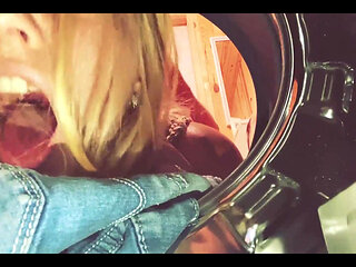 My Stepsister Got Stuck in the Washing Machine and I Decided to Help Her with My Big Dick