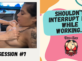 Ruby Interrupted Me While Working, So I Make Her Tits Pay The Price