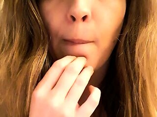 Amateur striptease and Solo masturbation