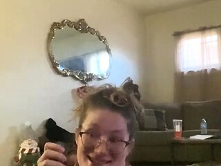 Big tit brunette MILF sucks and tit fucks a big cock