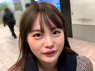 Japanese Petite Teen Ichika Matsumoto Homemade Blowjob & Fucking - Tight Shaved Pussy Amateur POV
