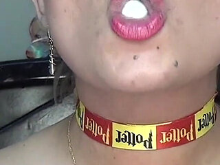 Swallowing Huge Almonds Nonstop!!!