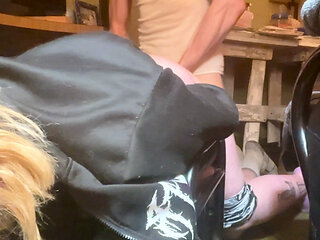 Watch as I Get Railed in Basement on Top of Freezer