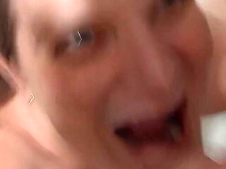 Mouth Wide Open to Receive the Sperm