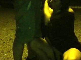 Beautiful Whore Sucking My Dick in the Park
