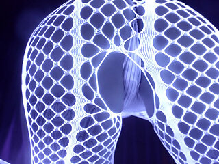 Twilight Zone Blacklight Cosplay