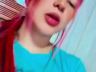 Cute Girl Changes Her Panties in Front of the Mirror