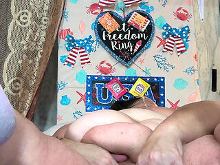 Labor Day Bash Fed Fat Whore Corn Now She's Farting
