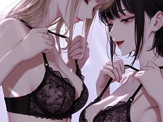 Supermodels taking off their bra