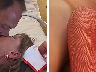 Granny Nurse: Sucking Cock & Fucking Dildos