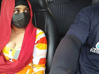 Random Muslim Girl Mercy Hot Car Sex Blowjob Fingering Hindi Urdu HD