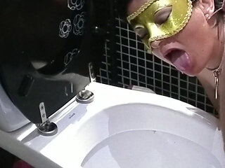 Slave Slut Mouth Served as a Toilet