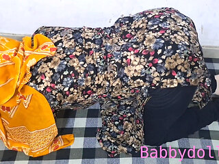 Desi Bhabi in Black Suit Blowjob Then Fuck