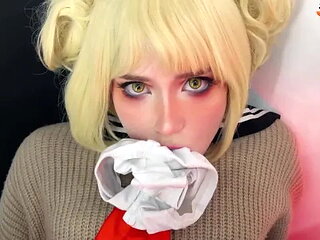 Himiko Toga and Her Hairy Pussy Celebrate 18th with First Sex and reampie