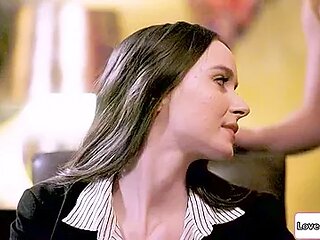 Alison Moore, Alison Rey And Hazel Moore - Brunette Fingers Gf Pussy In Anniversary