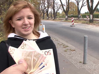 Amateur German slut rides dick in front of the camera