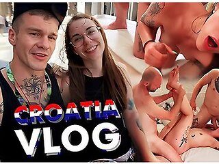 Chihuahuasu Vlog. Omg! Croatia Was Crazy. Threesome With A Newly Met Guy