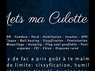 Met ma Culotte 2 - French hardcore audio femdom JOI CEI