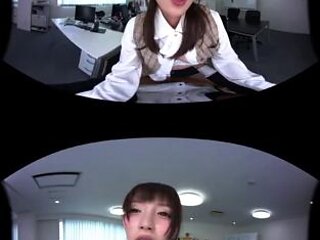 Japanese Office Worker: Blowjob, Pov  Vr Porn