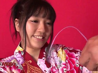 Chiharus passionate JAV performance includes hot blowjob then intense fucking