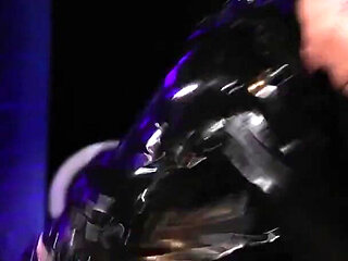 Latex Toe Sock Trampling