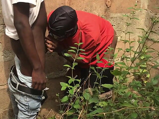 Risky Outdoor Sex These Boys Were Nearly Caught by Security Officers While Film but the Finally Escape From the Police