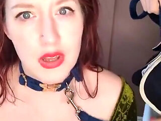 Princess Cum Bucket Our New Pet Slave