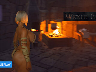 EP8: Armor Bench and Firepit Cauldron - Wicked Island Stone House Upgrades