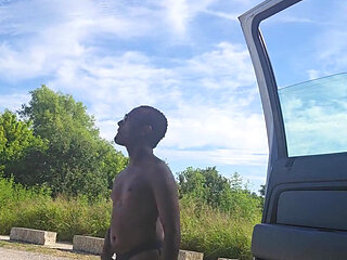 Jerking off in the Park