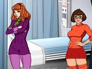 Busty anime babe in a tiny bikini getting steamy with cartoon sex