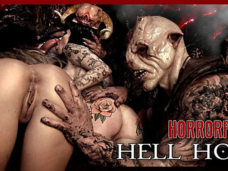 Hot Anal Lesbian Teens Megan Inky & Adel Asanty in Rough Horror Fuck