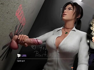 CROFT Adventures (ep 27) - Handjob in the Campus Toilet
