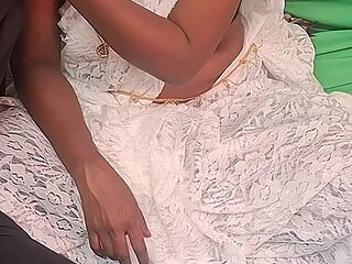 Hot Threesome Between Indian Wife with Husband and Husband Friend