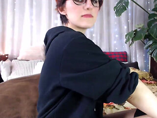 Showing my hairy asshole live - part 2