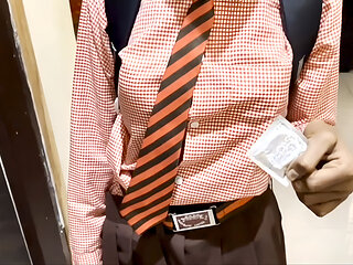 Indian Desi Cute College Girl Give Me Condom and Fucking in Hard Big Cock