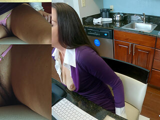 Kobe Lee - Secretary up the Skirt Behind the Scenes V