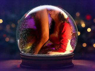 What happens in the snow globe?