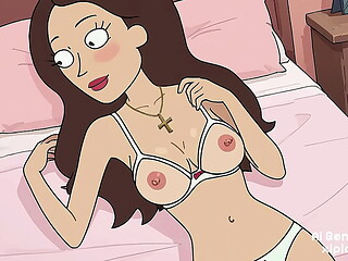 Tricia Rick and Morty Porn Hentai Ai compilation sexy and naked