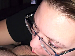 He Feed Me His Cock Hard Watch Him Grab My Hair and Fuck My Face Till He Fills My Mouth with His Thick Creamy Load