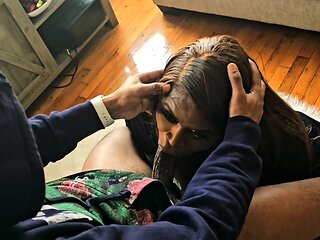 SUCKING  ON GROWN MAN DICK