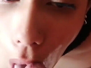 Bitch Tied with Collar Gets a Rough Face Fuck