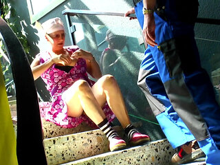 Horny older housewife needs fuck session before she finishes today's lunch