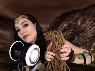 Cute curly brunette solo webcam masturbation