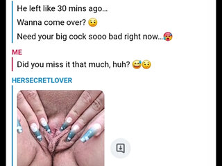 Snapchat Affair: Chubby MILF Gets Risky Creampie