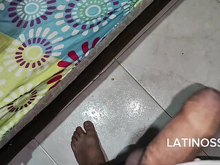 Chubby Colombian with deep throat