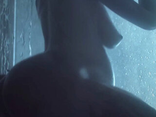 Pregnant Widowmaker Getting Her Tight Purple Pussy Fucked From Behind & Creampied