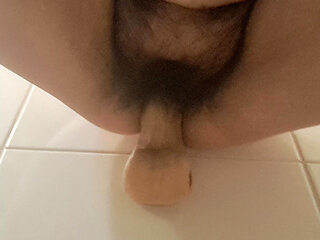 Stepmother Fucks with Dildo in the Bathroom